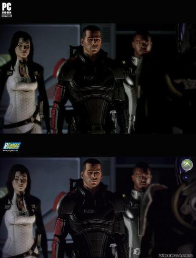 Mass Effect 2 - Mass Effect 2: Еще одно сравнение графики и интерфейса PC и Xbox 360     