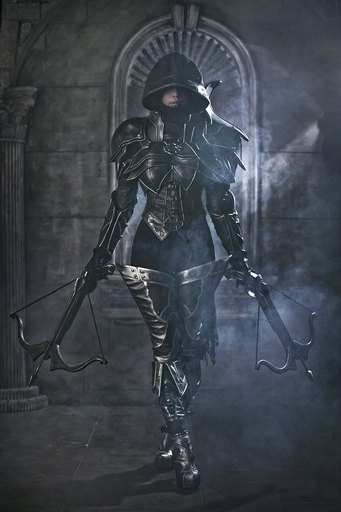 Diablo III - Косплей, охотница и монахиня.